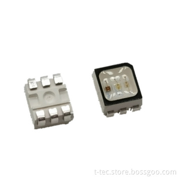 3528 PLCC2 Green SMD LED with 540nm to 550nm Wavelength for Sensor Applications